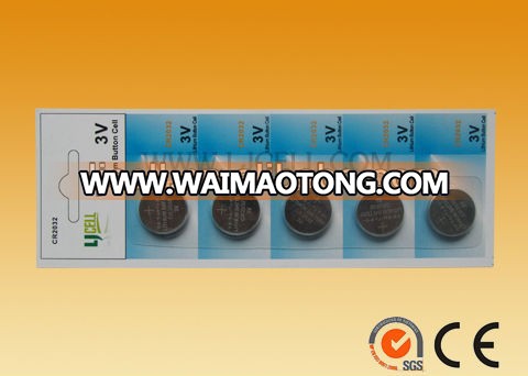 3V origin CR2032 coin cell battery, CR2032 lithium button cell battery