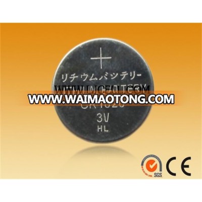 3v coin cell battery CR1620 3V Lithium button cell battery for toys in bulk package