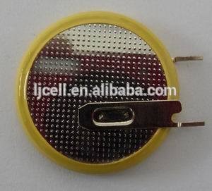 3v li-Mno2 SC button cell cr2330 with solder tabs