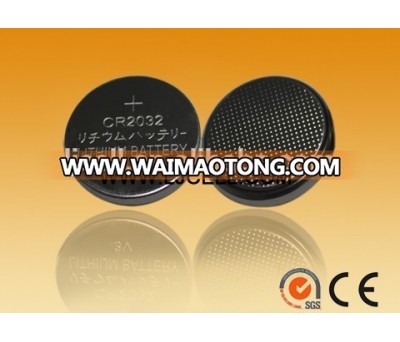 3v Watch battery CR2032 lithium Battery button cell battery CR2032 210mAH 3V with CE&SGS